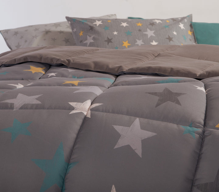 Παιδικό Πάπλωμα Γκρι Stars Above Nef-Nef Homeware