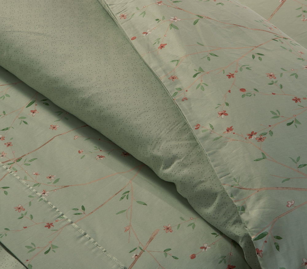 Σετ Σεντόνια Υπέρδιπλα Μέντα Kiara 240Χ270 Nef-Nef Homeware