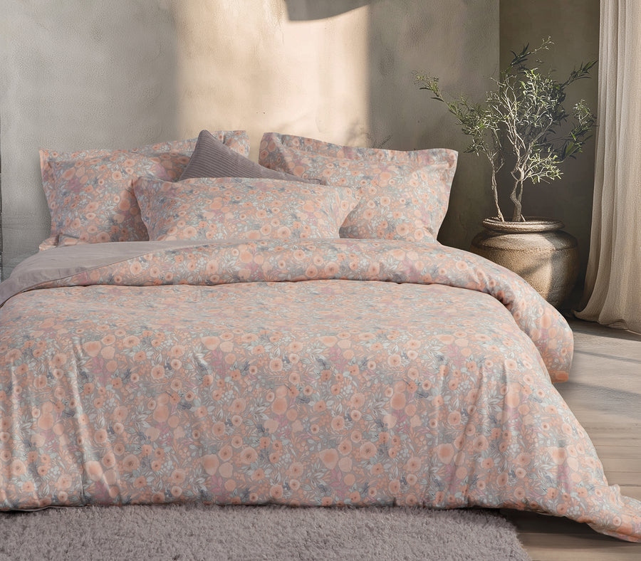 Σετ Σεντόνια Υπέρδιπλα Γκρι Alystran 240Χ270 Nef-Nef Homeware