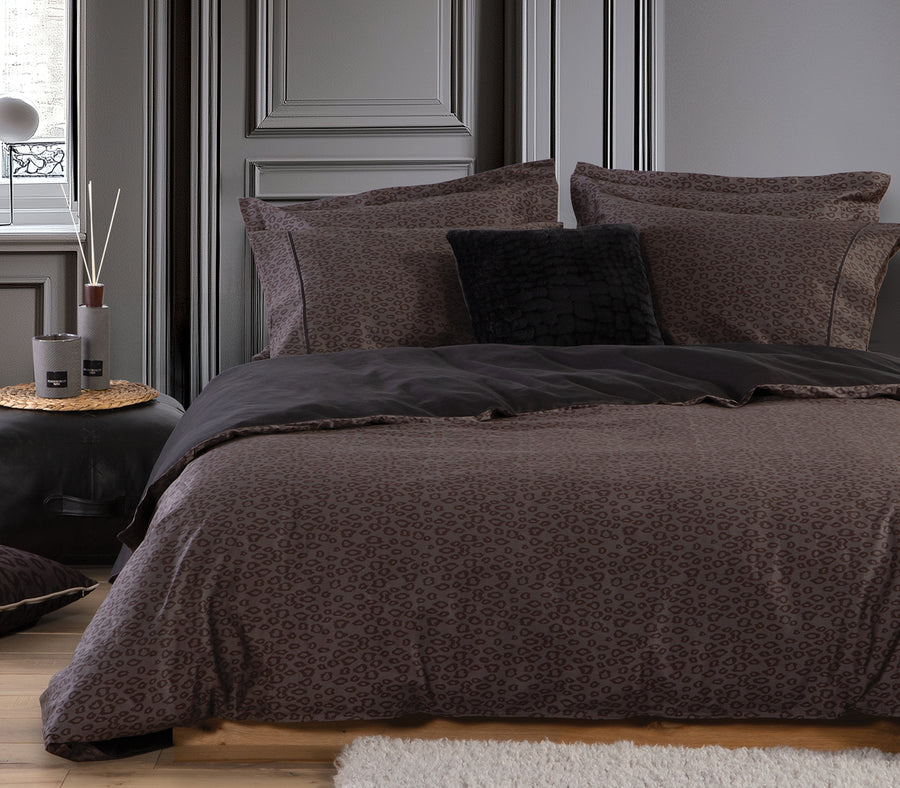 Σετ Σεντόνια Υπέρδιπλα Ανθρακί Leonar 240Χ270 Nef-Nef Homeware