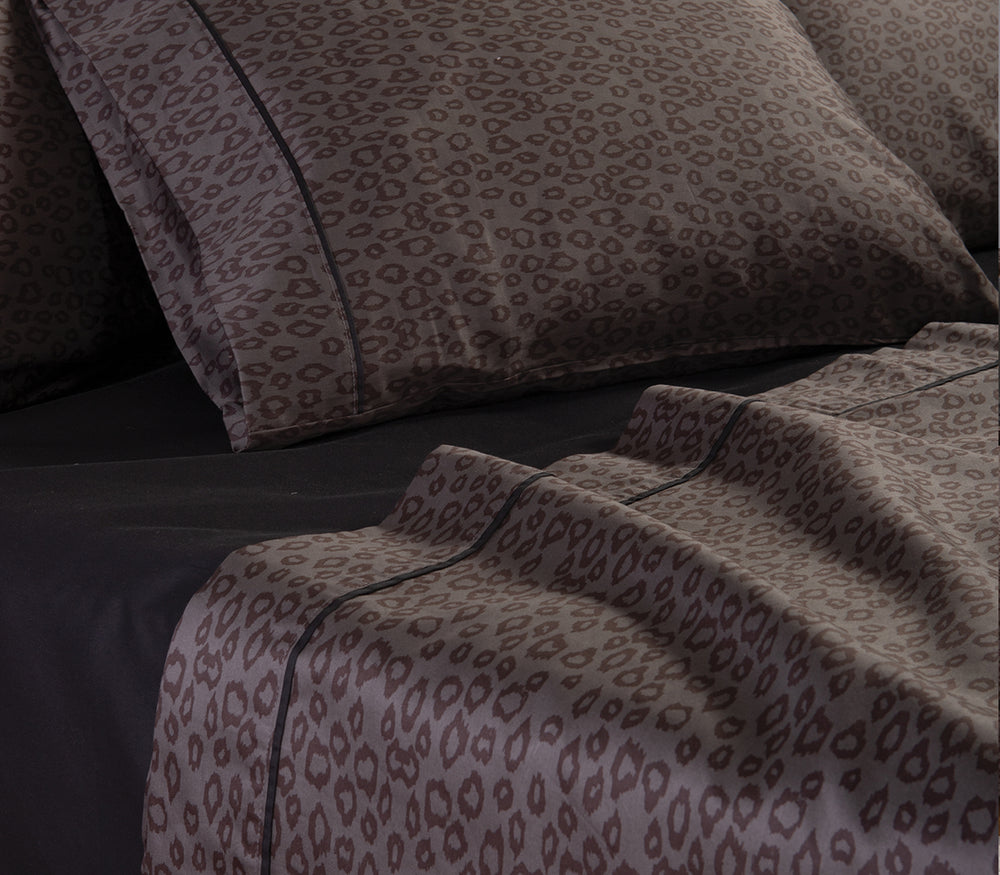 Σετ Σεντόνια King Size Ανθρακί Leonar 270Χ280 Nef-Nef Homeware