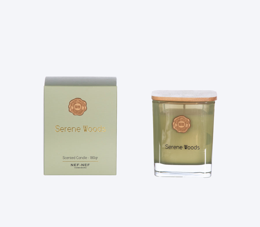 Αρωματικό Κερί Πράσινο Serene Wood Nef-Nef Homeware