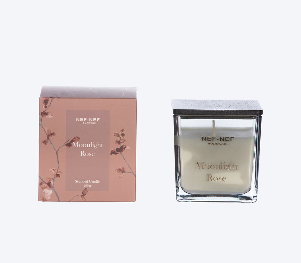 Αρωματικό Κερί Ανθρακί Moonlight Rose Nef-Nef Homeware