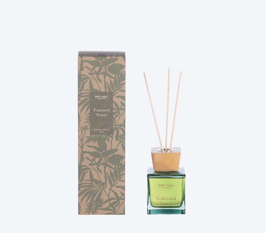 Αρωματικό Χώρου με Στικς Πράσινο Teawood Forest Nef-Nef Homeware