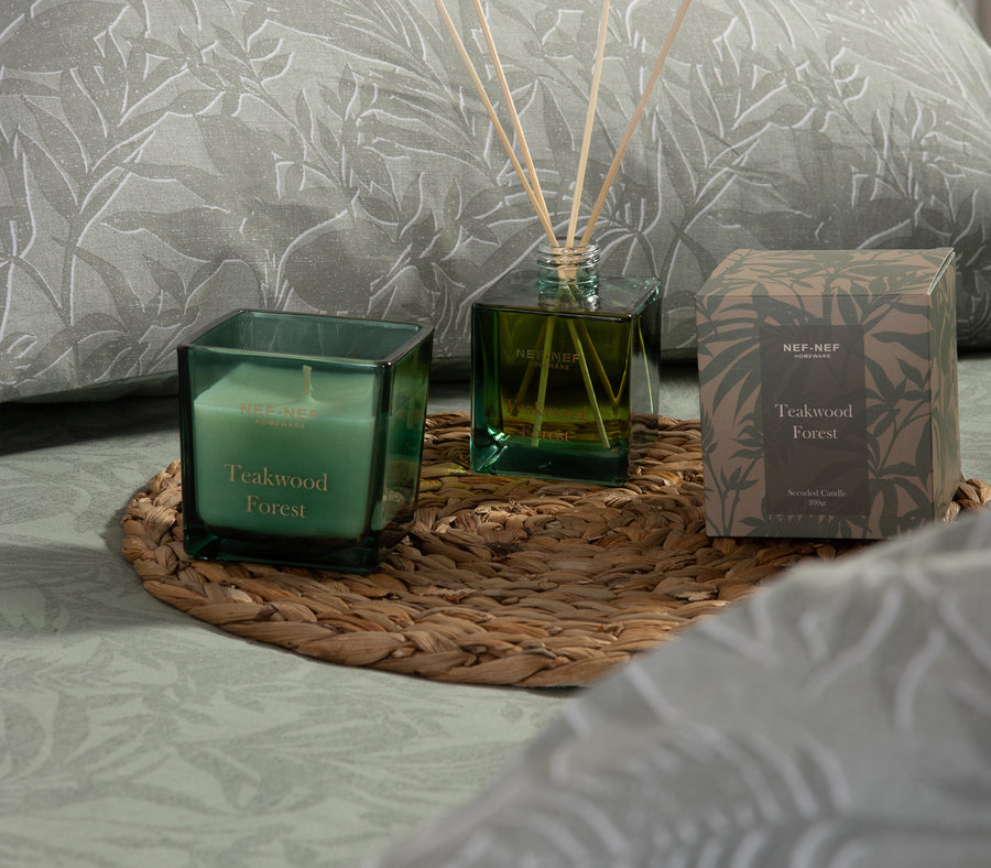 Αρωματικό Κερί Πράσινο Teakwood Forest Nef-Nef Homeware