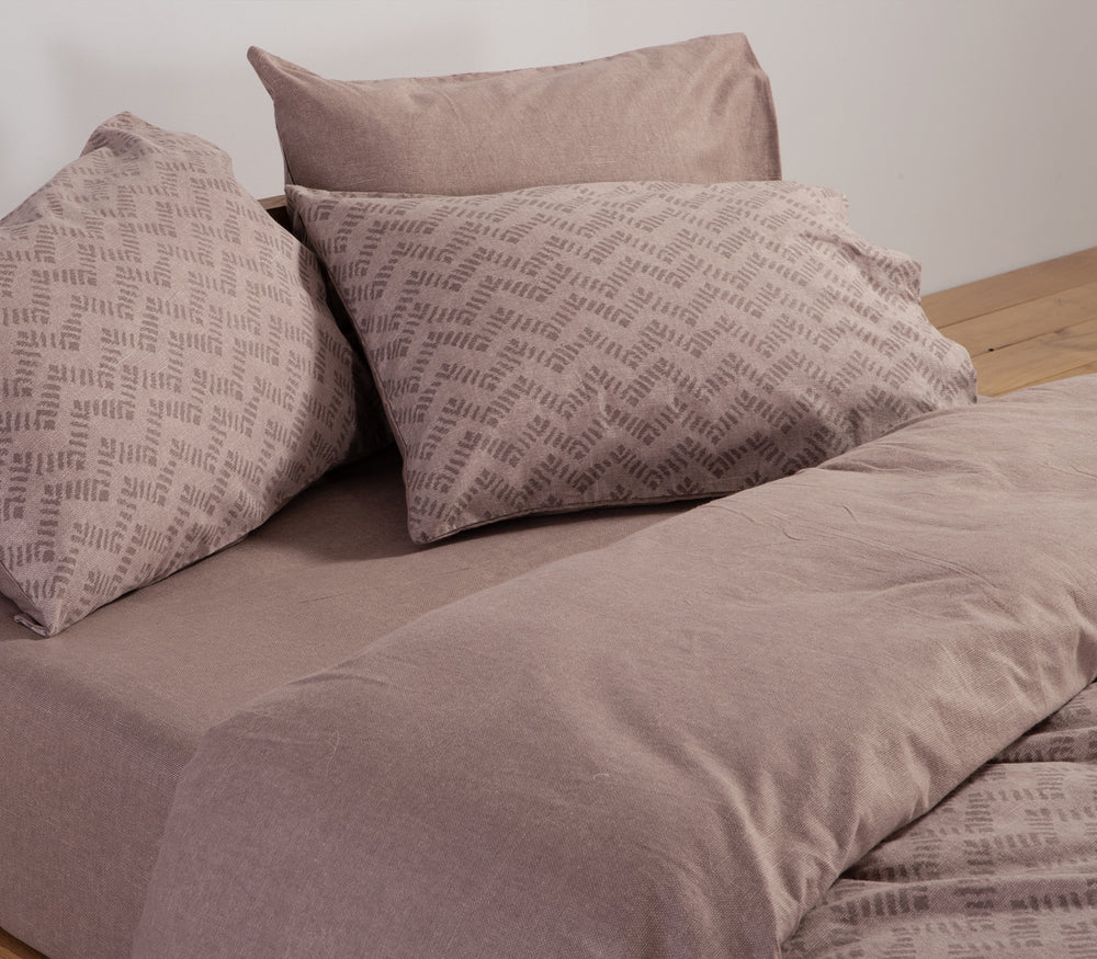 Σετ Σεντόνια King Size Μόκκα Με Λάστιχο Otrando Nef-Nef Homeware