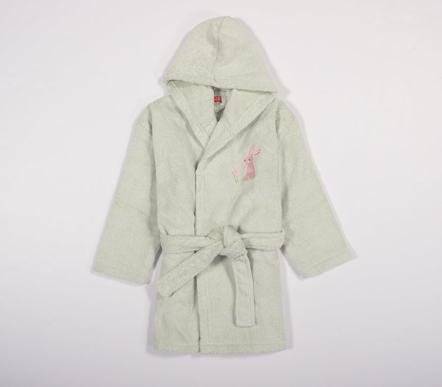 Βρεφικό Μπουρνούζι Μέντα Country Bunny Nef-Nef Homeware