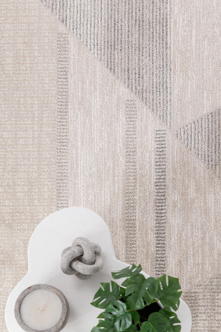 Μοντέρνο Χαλί Solid 1.60X2.30 - 1409 Κρεμ Royal Carpet