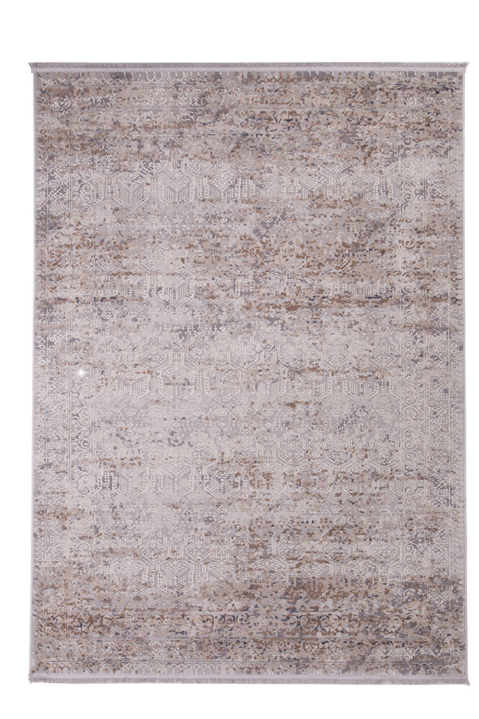 Vintage Χαλί Γκρι-Μπεζ Πολυεστερικό Allure Royal Carpet 1.60X2.30