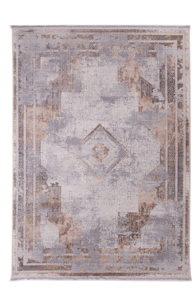 Vintage Χαλί Γκρι-Μπεζ Πολυεστερικό Allure Royal Carpet 1.60Χ2.30 (17495157)