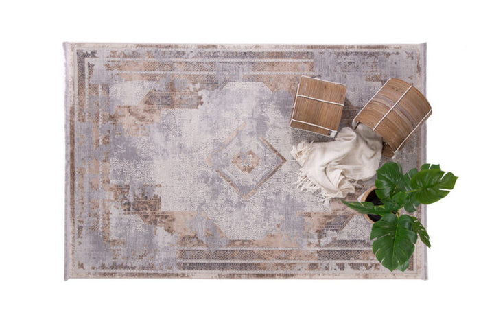 Vintage Χαλί Γκρι-Μπεζ Πολυεστερικό Allure Royal Carpet 2.00X2.90 (17495157)