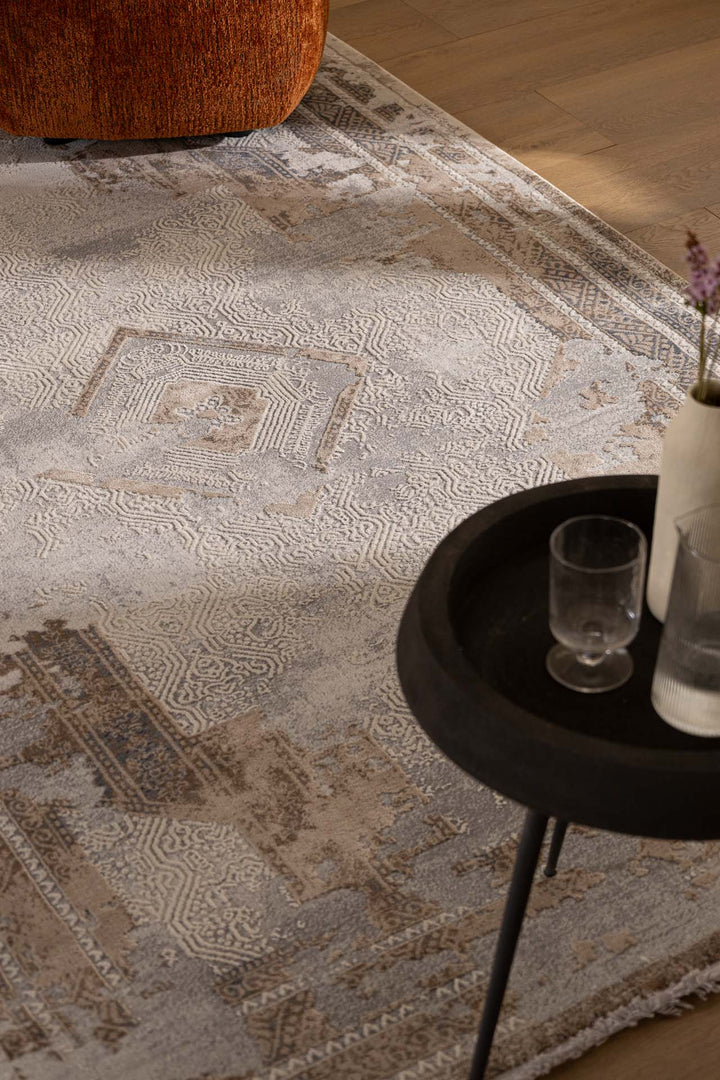 Vintage Χαλί Γκρι-Μπεζ Πολυεστερικό Allure Royal Carpet 2.40Χ3.50 (17495157)