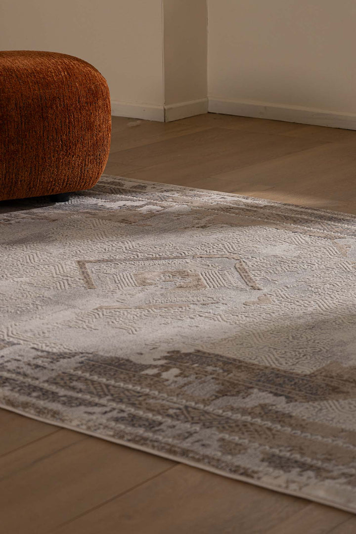 Vintage Χαλί Γκρι-Μπεζ Πολυεστερικό Allure Royal Carpet 2.40Χ3.50 (17495157)