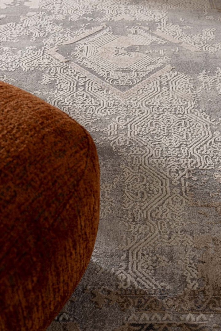 Vintage Χαλί Γκρι-Μπεζ Πολυεστερικό Allure Royal Carpet 2.40Χ3.50 (17495157)