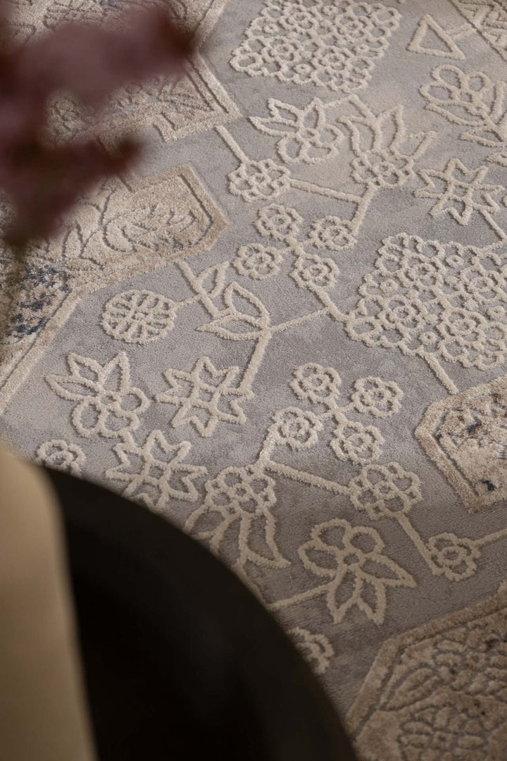 Vintage Χαλί Γκρι-Μπεζ Πολυεστερικό Allure Royal Carpet 2.00X2.50 (17519)
