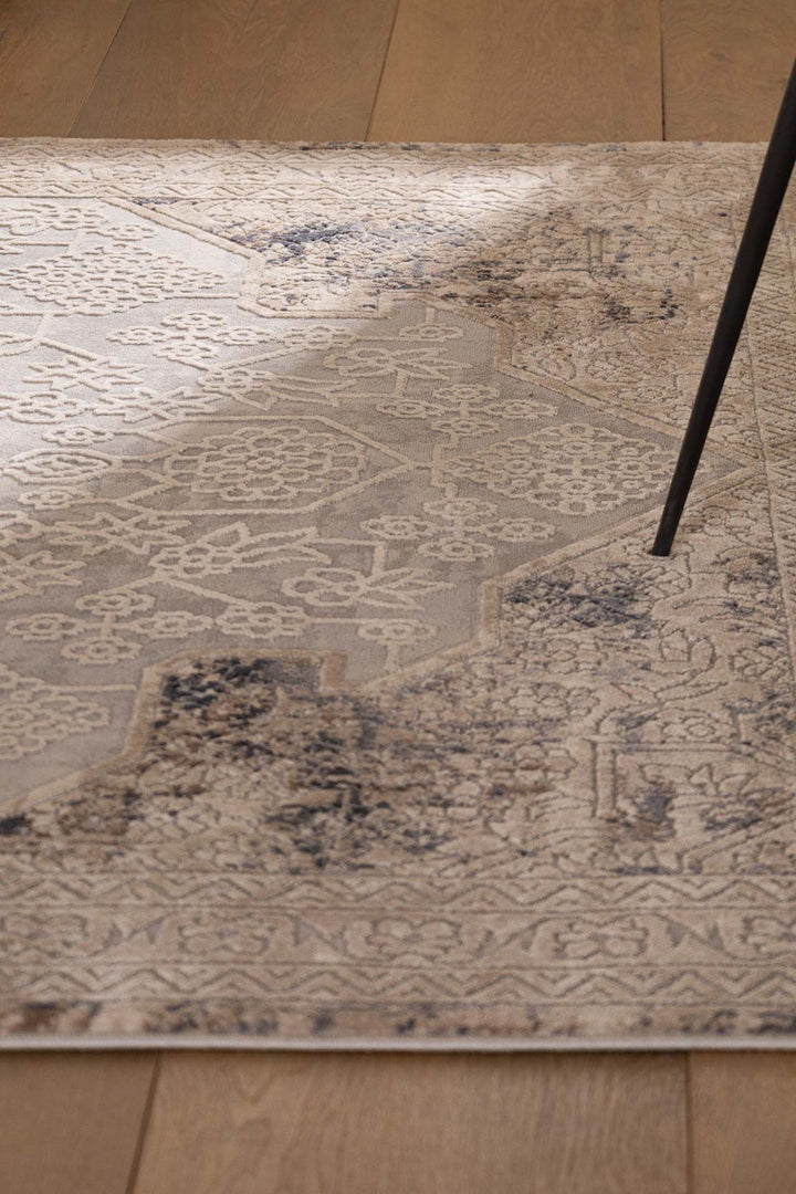 Vintage Χαλί Γκρι-Μπεζ Πολυεστερικό Allure Royal Carpet 2.00X2.50 (17519)