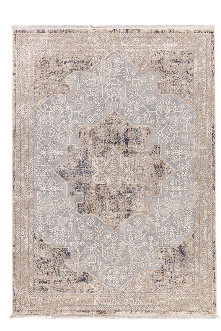 Vintage Χαλί Γκρι-Μπεζ Πολυεστερικό Allure Royal Carpet 2.00X2.50 (17519)