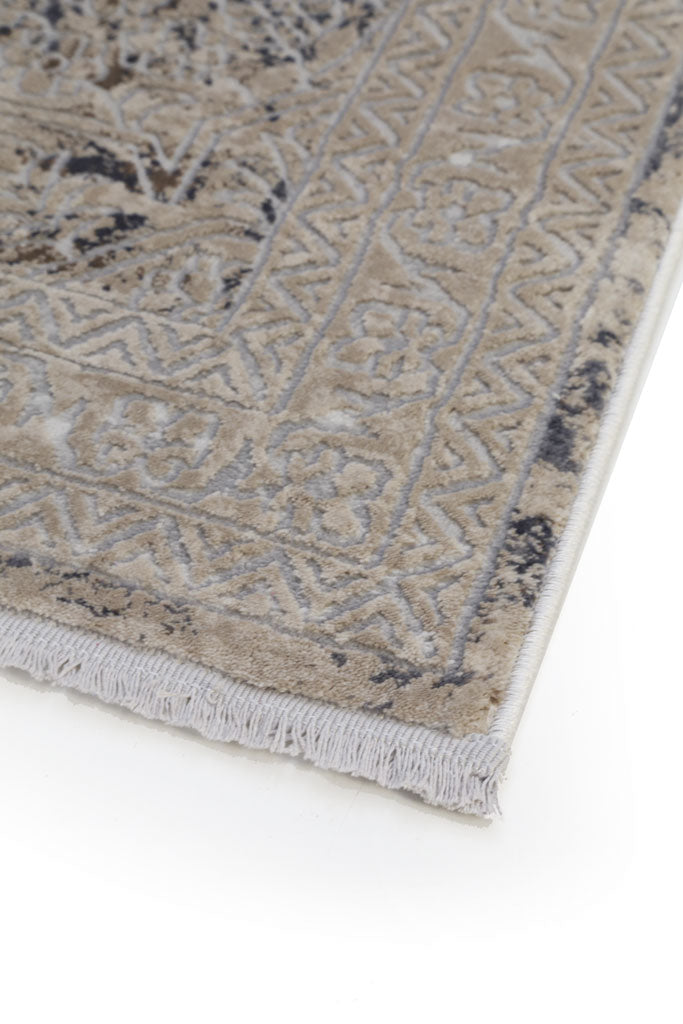 Vintage Χαλί Γκρι-Μπεζ Πολυεστερικό Allure Royal Carpet 2.40X3.00 (17519)