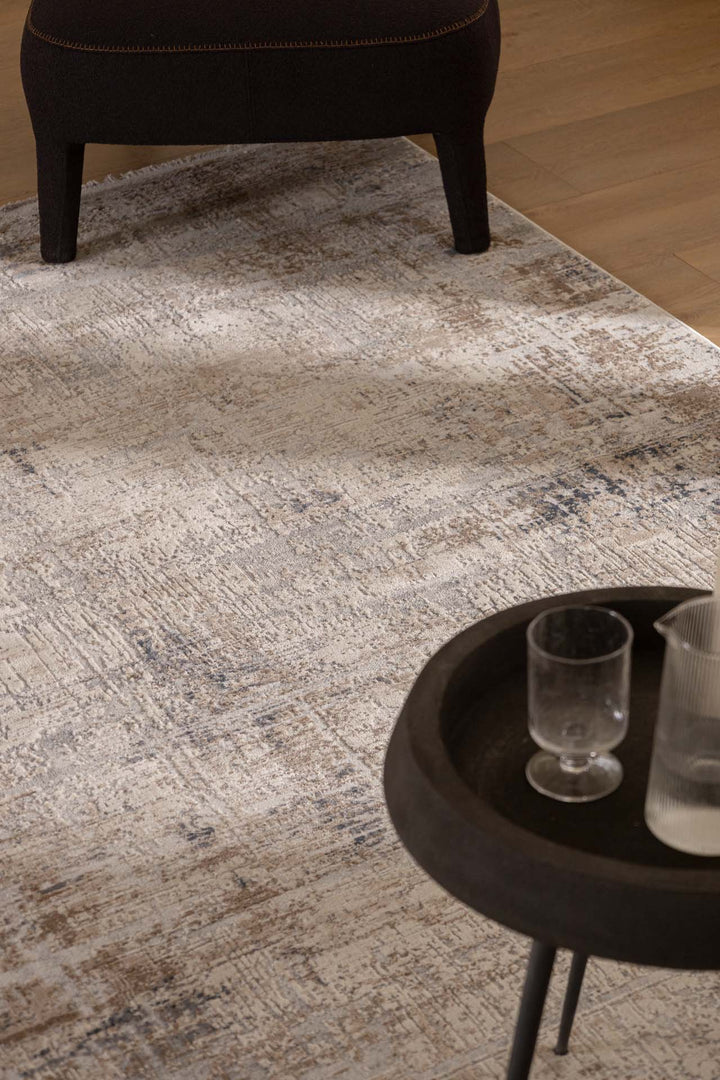 Vintage Χαλί Γκρι-Μπεζ Πολυεστερικό Allure Royal Carpet 1.20Χ1.80 (20175)