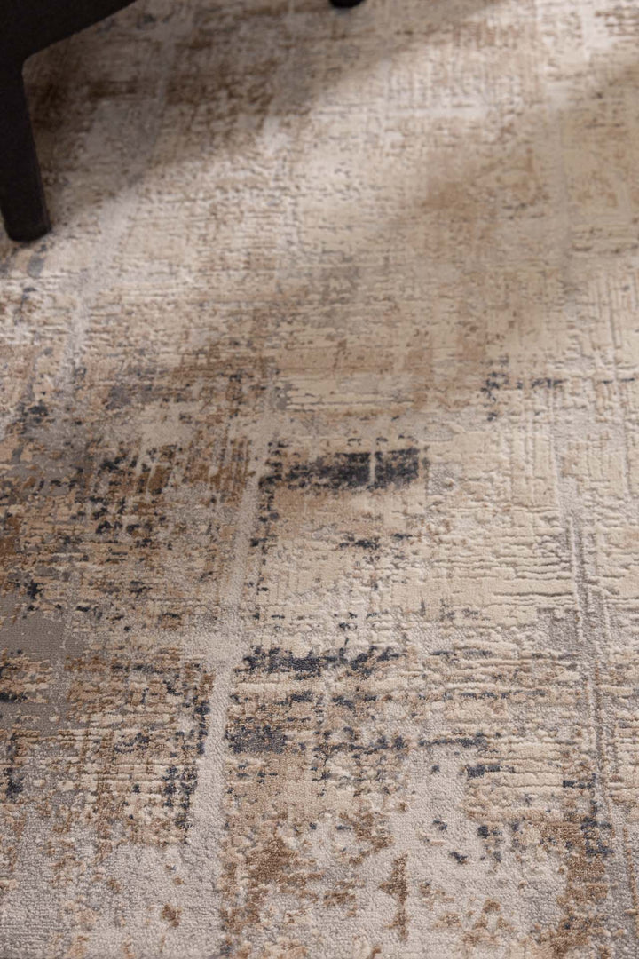 Vintage Χαλί Γκρι-Μπεζ Πολυεστερικό Allure Royal Carpet 1.20Χ1.80 (20175)