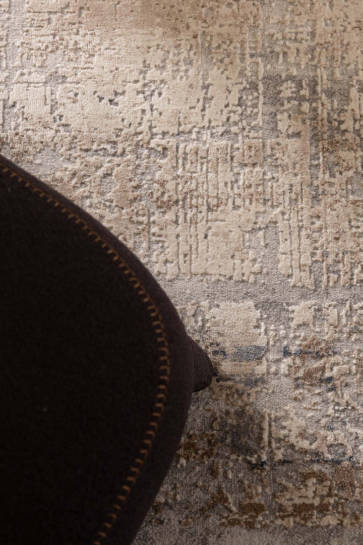 Vintage Χαλί Γκρι-Μπεζ Πολυεστερικό Allure Royal Carpet 1.20Χ1.80 (20175)