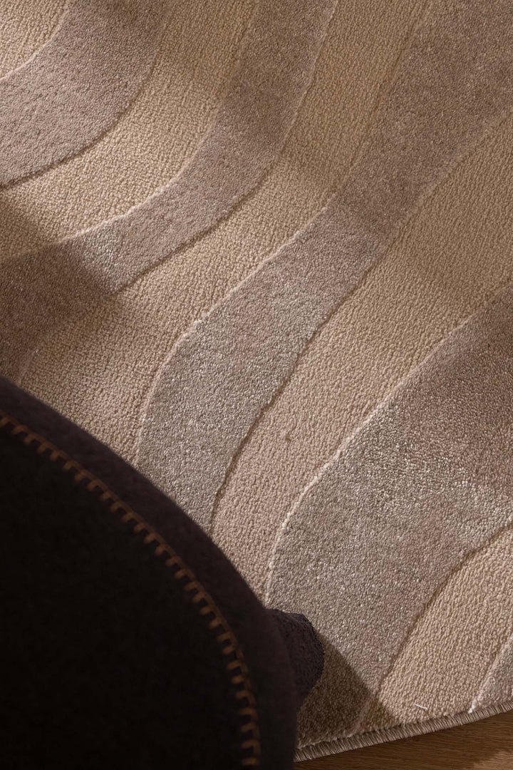 Μοντέρνο Χαλί Μπεζ Πολυεστερικό Organic Shape Royal Carpet 2.00X2.00