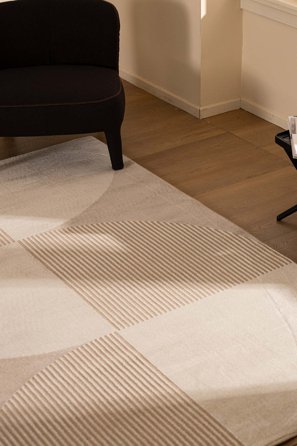 Μοντέρνο Χαλί Εκρού Πολυεστερικό Organic Shape Royal Carpet 1.60X2.30