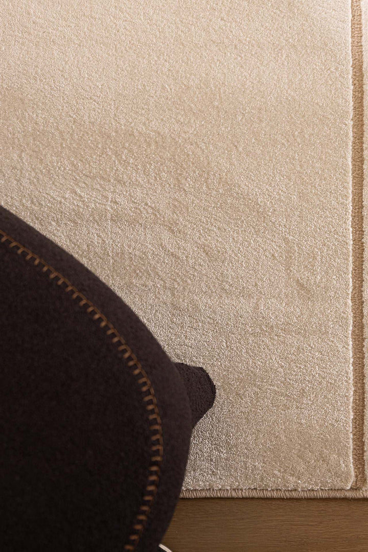Μοντέρνο Χαλί Εκρού Πολυεστερικό Organic Shape Royal Carpet 1.60X2.30