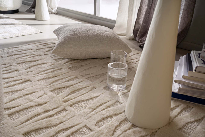 Μοντέρνο Χαλί Luna 1.60X2.30 - 32122B Μπεζ Royal Carpet