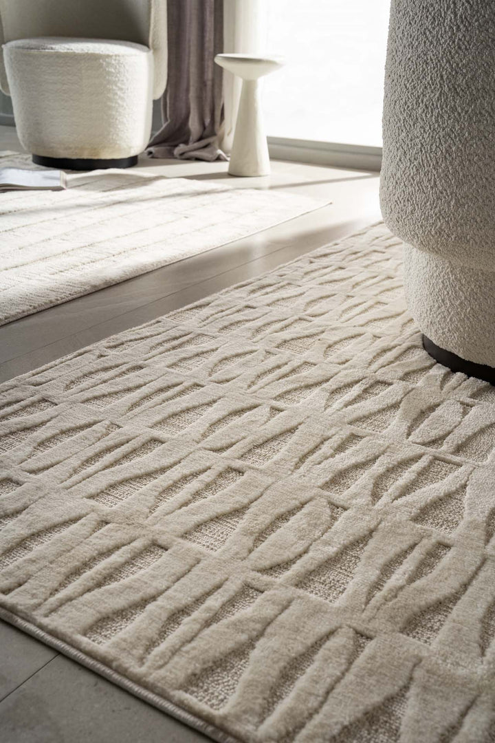 Μοντέρνο Χαλί Luna 1.60X2.30 - 32122B Μπεζ Royal Carpet