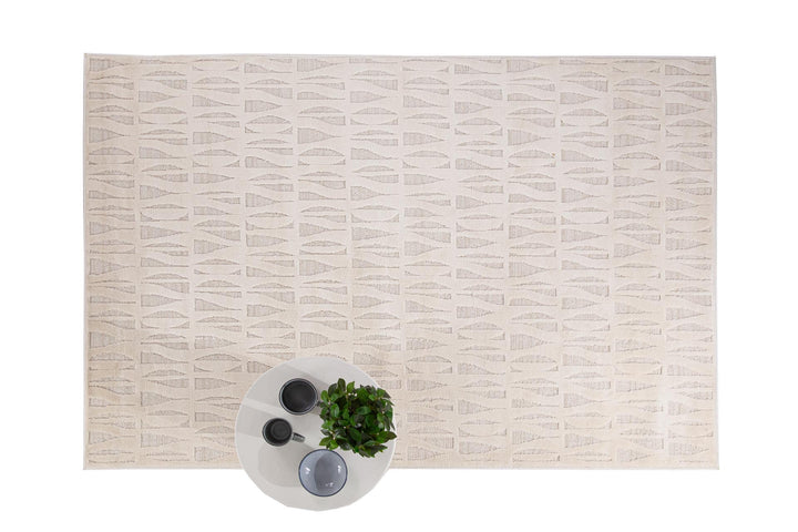 Μοντέρνο Χαλί Luna 2.00X2.90 - 32122B Μπεζ Royal Carpet