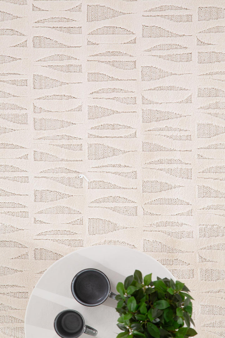 Μοντέρνο Χαλί Luna 2.00X2.90 - 32122B Μπεζ Royal Carpet