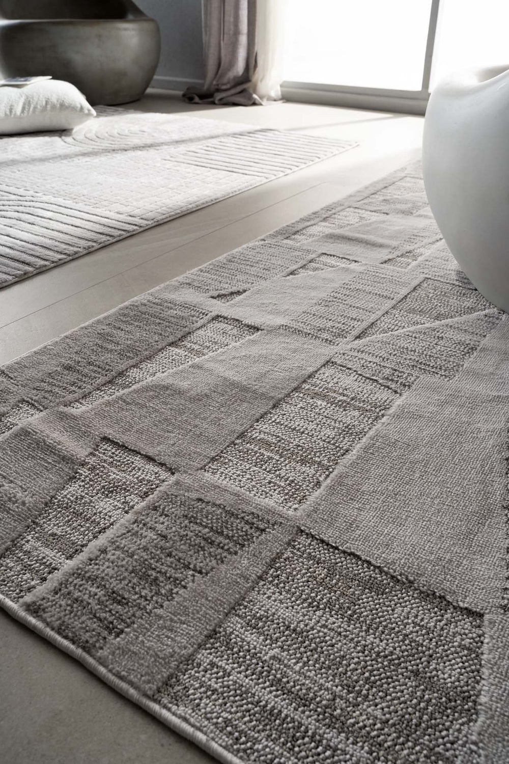 Μοντέρνο Χαλί Luna 1.60X2.30 - 32735A Γκρι Royal Carpet
