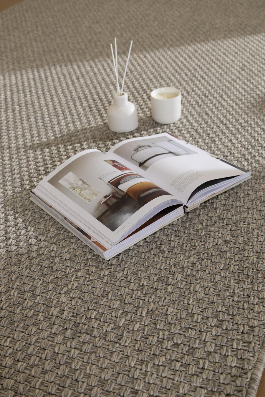 Ψάθινο Χαλί Γκρι Eco Royal Carpet 2.00X2.90