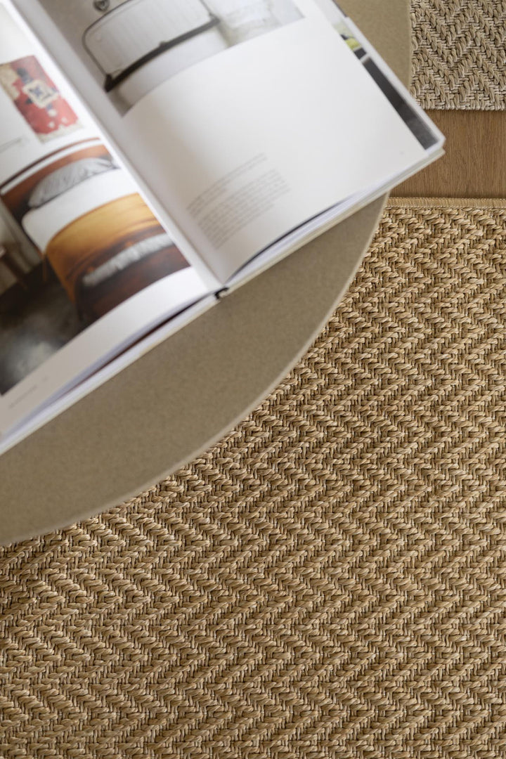 Ψάθινο Χαλί Μπεζ σκούρο Eco Royal Carpet 1.30X1.90