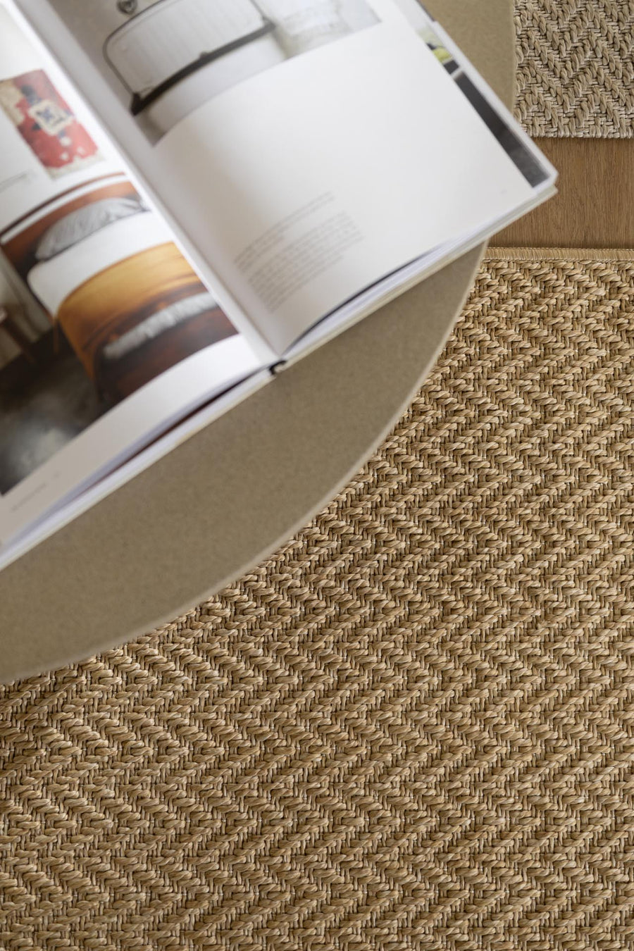 Ψάθινο Χαλί Μπεζ σκούρο Eco Royal Carpet 1.60X2.30
