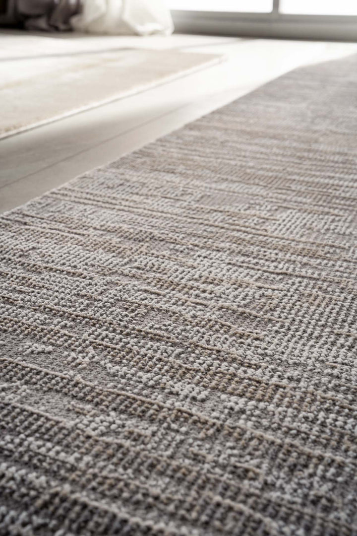 Μοντέρνο Χαλί Γκρι-Μπεζ Πολυεστερικό Madisson(37A) Royal Carpet 2.00X2.90