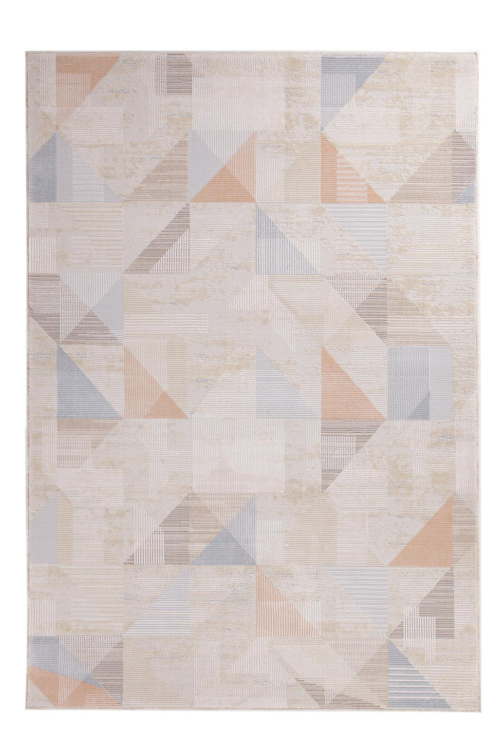 Μοντέρνο Χαλί Μπεζ/Μπλε Mona Royal Carpet 200X250 (416 BEIGE/BLUE)