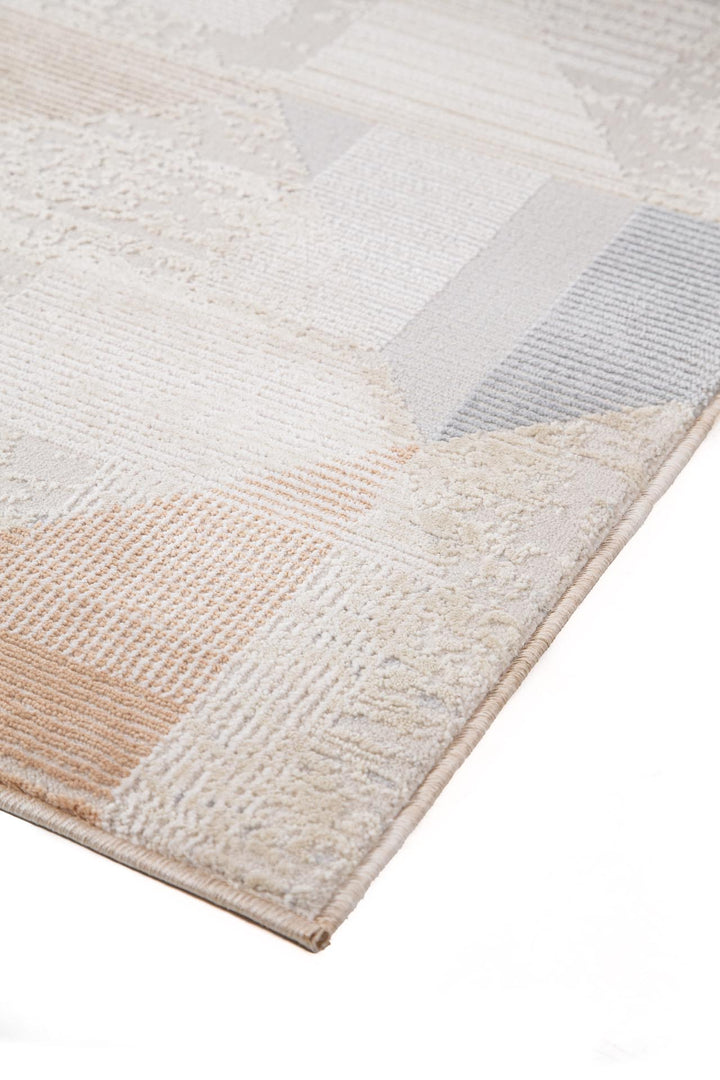 Μοντέρνο Χαλί Μπεζ/Μπλε Mona Royal Carpet 200X250 (416 BEIGE/BLUE)