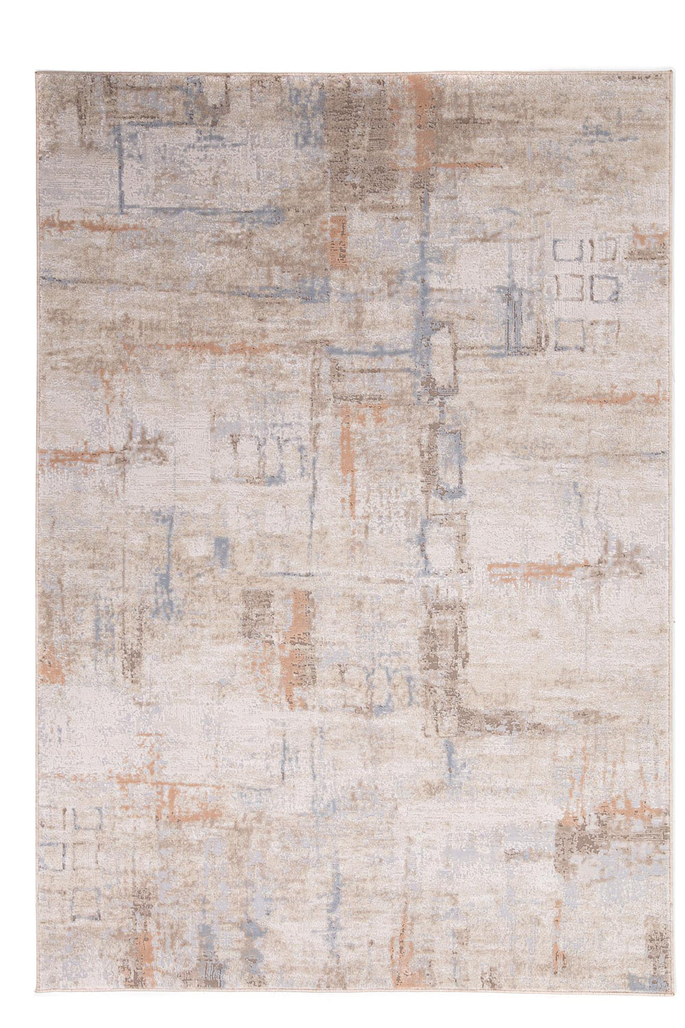 Μοντέρνο Χαλί Μπεζ/Μπλε Mona Royal Carpet 160Χ230 (420 BEIGE/BLUE)