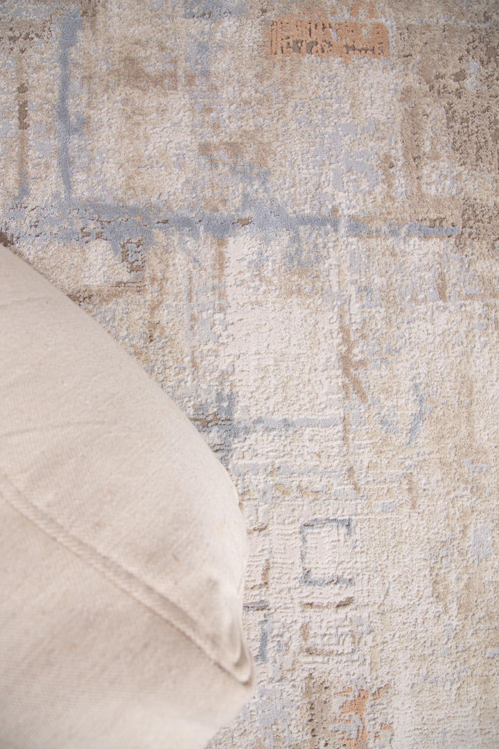Μοντέρνο Χαλί Μπεζ/Μπλε Mona Royal Carpet 200X290 (420 BEIGE/BLUE)