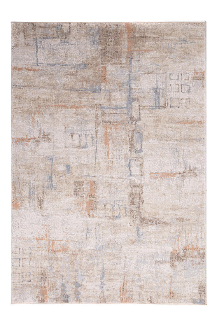 Μοντέρνο Χαλί Μπεζ/Μπλε Mona Royal Carpet 200X250 (420 BEIGE/BLUE)