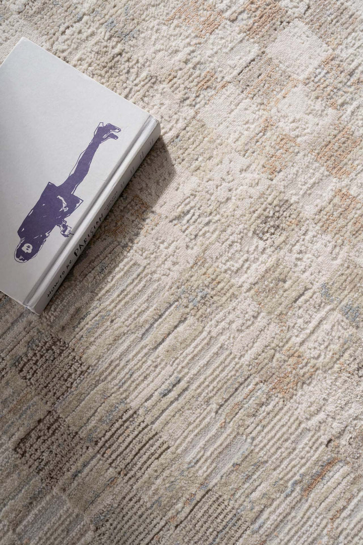 Μοντέρνο Χαλί Μπεζ/Μπλε Mona Royal Carpet 200X250 (421 BEIGE/BLUE)