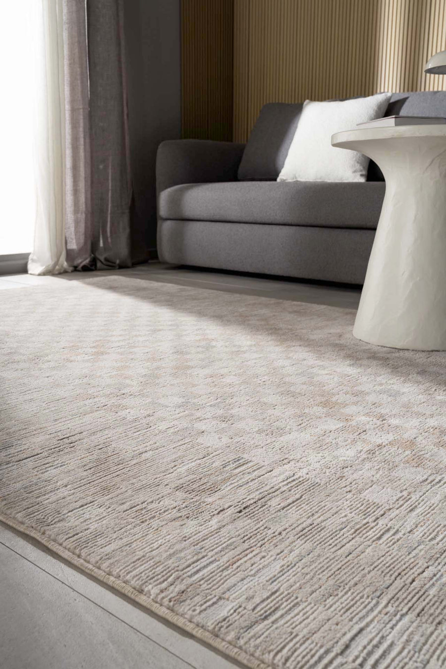 Μοντέρνο Χαλί Μπεζ/Μπλε Mona Royal Carpet 200X250 (421 BEIGE/BLUE)