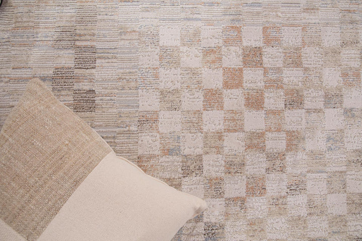 Μοντέρνο Χαλί Μπεζ/Μπλε Mona Royal Carpet 200X250 (421 BEIGE/BLUE)
