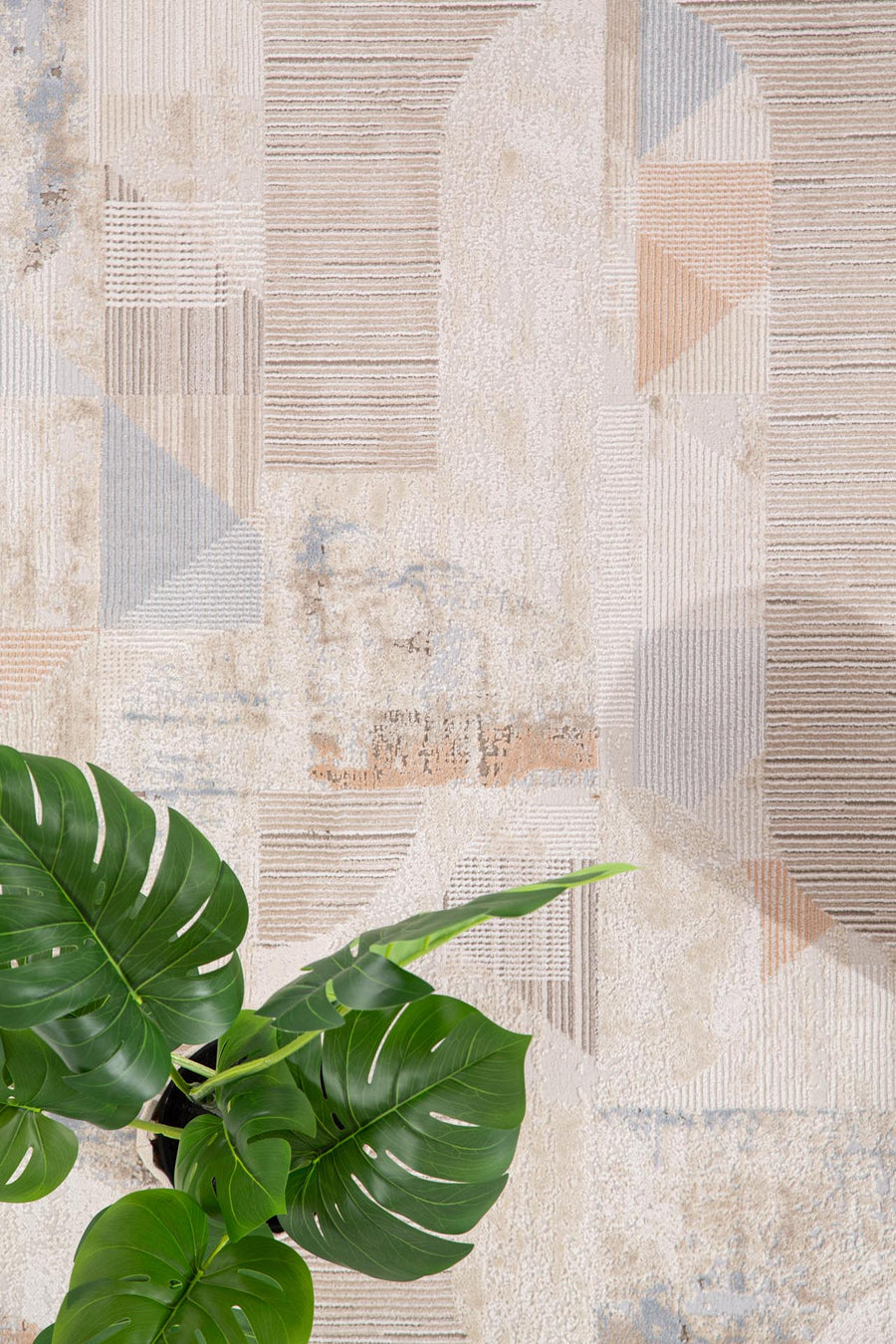 Μοντέρνο Χαλί Μπεζ/Μπλε Mona Royal Carpet 200X290 (422 BEIGE/BLUE)