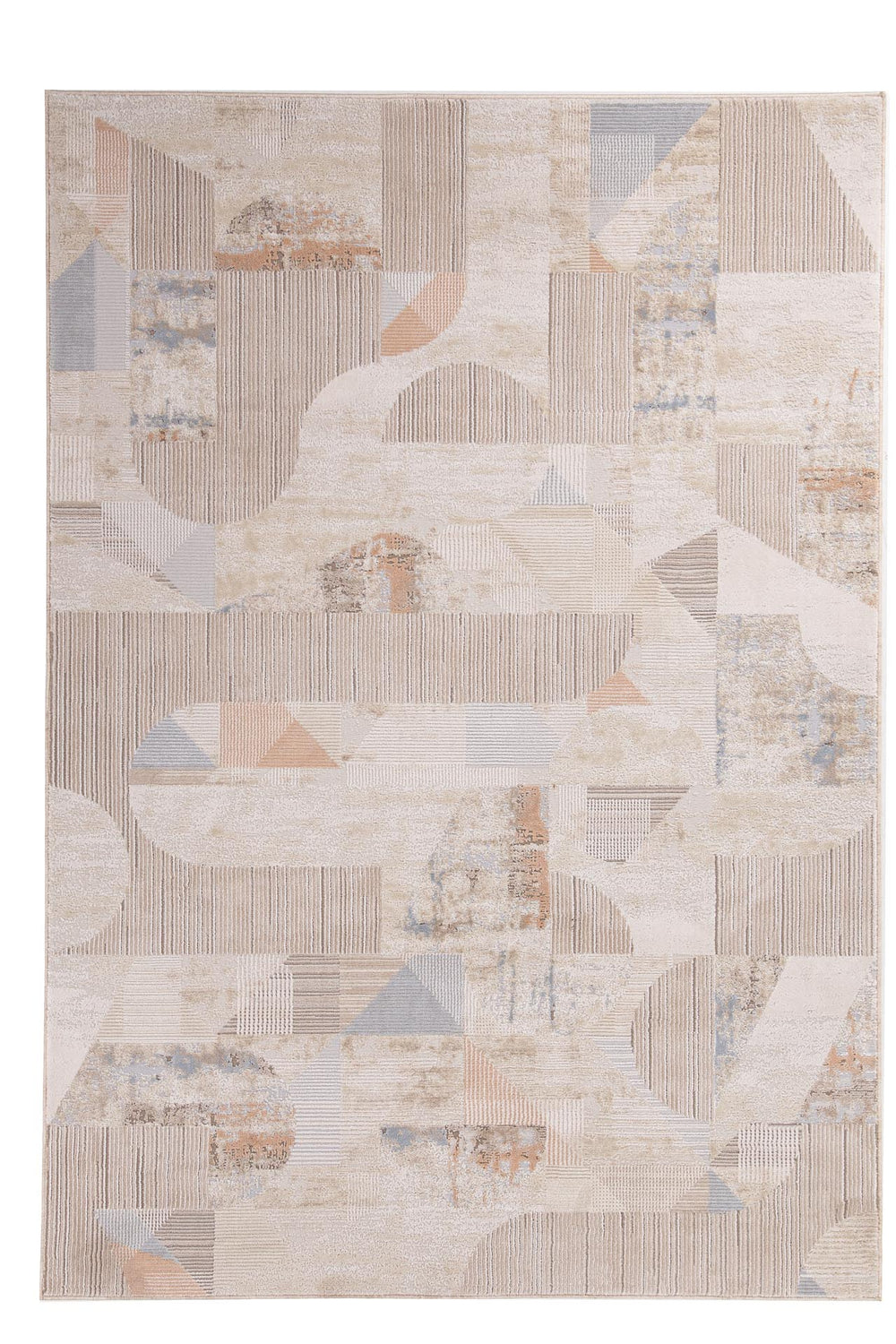 Μοντέρνο Χαλί Μπεζ/Μπλε Mona Royal Carpet 200X250 (422 BEIGE/BLUE)