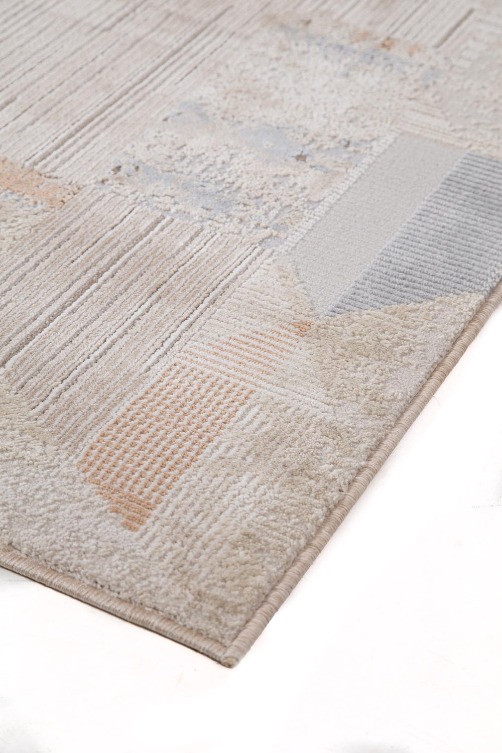 Μοντέρνο Χαλί Μπεζ/Μπλε Mona Royal Carpet 240X300 (422 BEIGE/BLUE)
