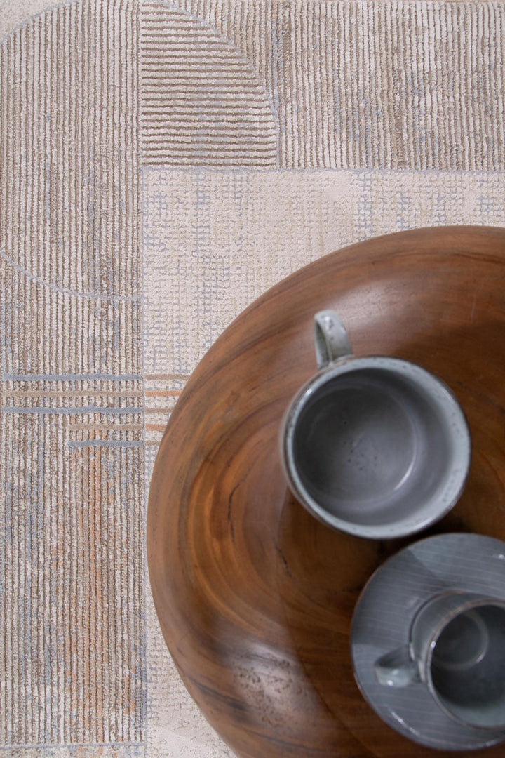 Μοντέρνο Χαλί Μπεζ/Καφέ Mona Royal Carpet 200X250 (447 BEIGE/BROWN)