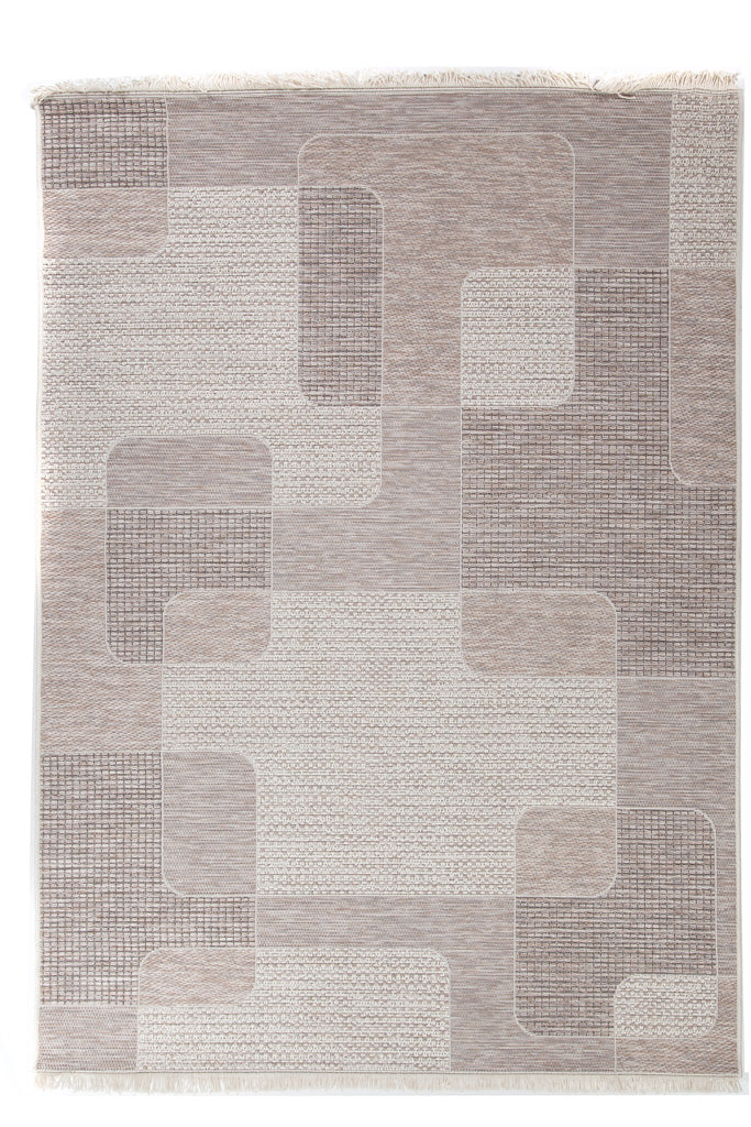 Ψάθινο Χαλί Μπεζ-Γκρι Oria Royal Carpet 1.40Χ2.00